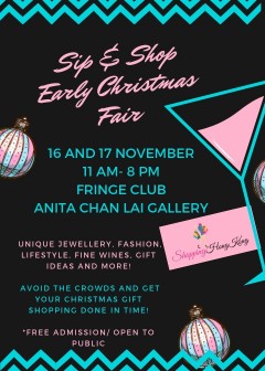 Sip and Shop Pre Christmas fair