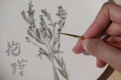 Flowery Plate - Hand-drawn Flower Ceramic Plate Workshop