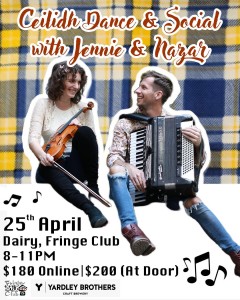 Ceilidh Dance & Social with Jennie & Nazar