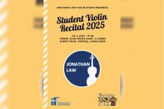 Jonathan Law Violin Studio Presents: Student Violin Recital 2025